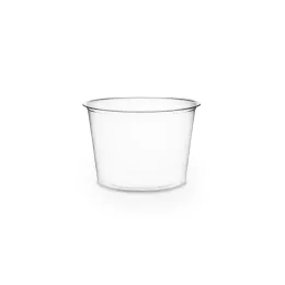 Pot à sauce PLA 4oz  Hauteur 48 mm Volume 117 ml Diamètre supérieur 70 mm